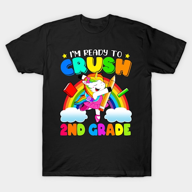 I'm Ready To Crush 2nd Grade Unicorn T-Shirt by snnt